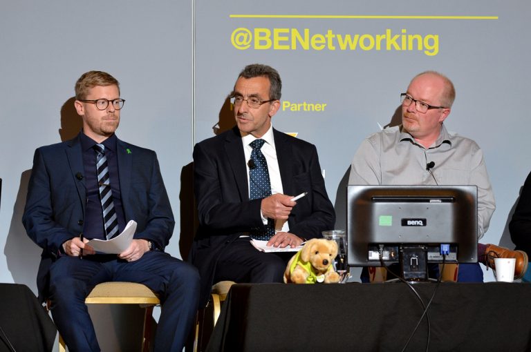 John Welch, Keith Heard and Steve Tyree Construction Frameworks Conference, Kensington Town Hall. 02.10.19