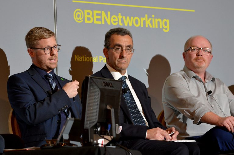 John Welch, Keith Heard and Steve Tyree Construction Frameworks Conference, Kensington Town Hall. 02.10.19