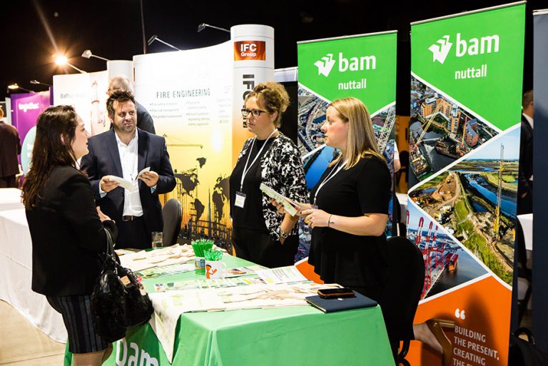 Bam Construction Stand at West Yorkshire Economic Growth Conference 2018 Built Environment Networking