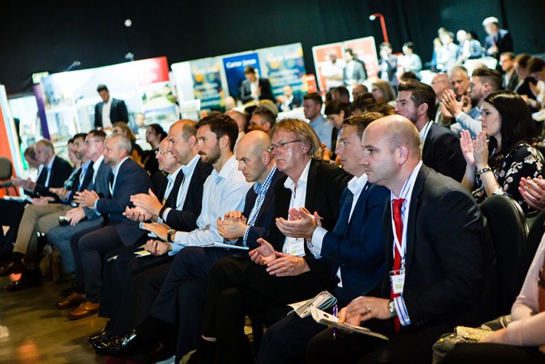 Front row of the West Yorkshire Economic Growth Conference 2018