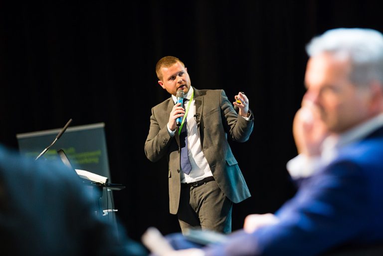 Phil Forster speaks at West Yorkshire Economic Growth Conference 2018 in Leeds