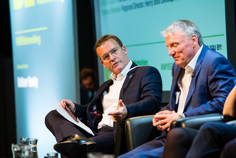 Phil Laycock and Gary Hetherington at West Yorkshire Economic Growth Conference 2018