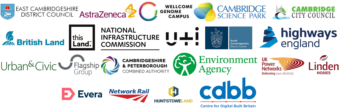 CBDD Centre Digital Built Britain University Cambridge Combined Authority Science Park AstraZeneca Network Rail Huntstowe Land 