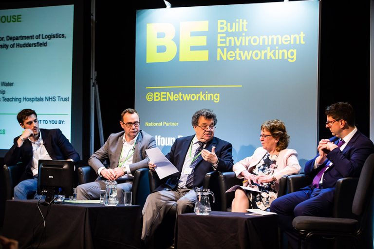 The Panel Discuss a question at West Yorkshire Economic Growth Conference 2018