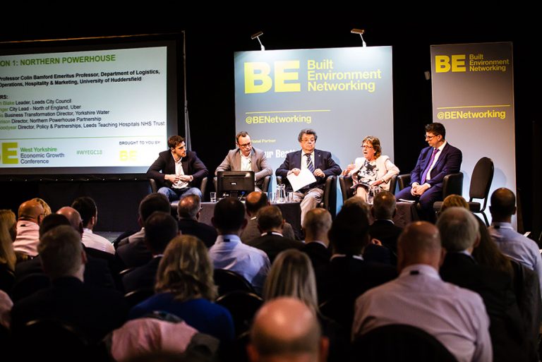 Tom Younger, Neil Dewis, Colin Bamford, Judith Blake and Henri Murison Speak at West Yorkshire Economic Growth Conference 2018