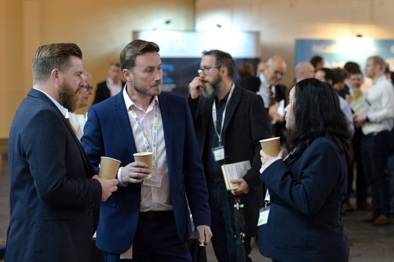 Conversing between attendee's at West of England Development Conference, Bristol.08.10.19