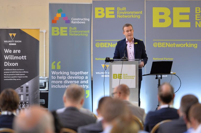 Phil Laycock of Built Environment Networking at West of England Development Conference, Bristol.08.10.19