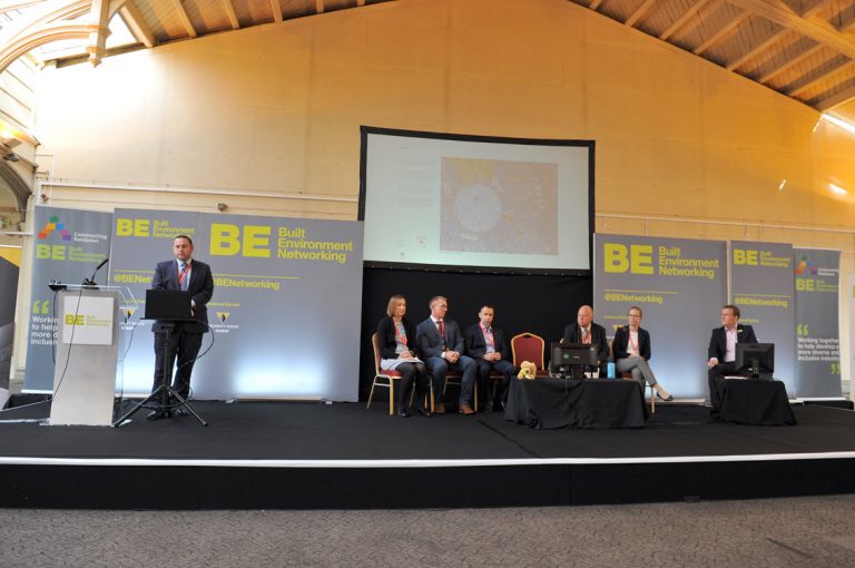 The Stage set for session 4: The West of England Peninsula West of England Development Conference, Bristol.08.10.19