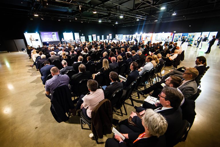 Wide shot of the crowd at West Yorkshire Economic Growth Conference 2018