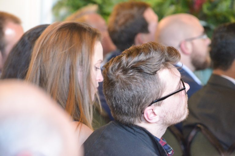 Attendee's watch the speakers at Birmingham Development Plans 2018