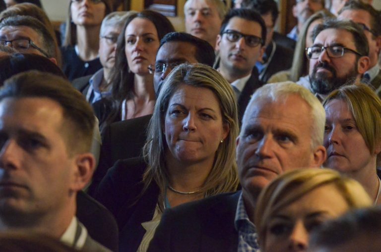 Birmingham Development Plans 2018 the Crowd at the Event