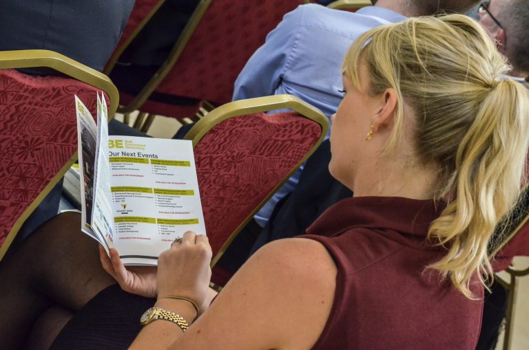 Dublin Development Plans 2018 Attendee checks out the programme