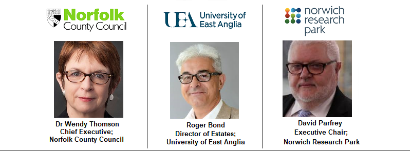 UEA East Anglia University Norwich Norfolk Council Investors Land Development Regeneration Research Park 