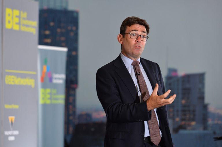 Andy-Burnham-addressing-the-crowd-at-Greater-Manchester-Development-Conference-2019