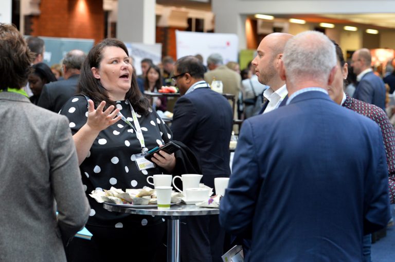 Attendees-discuss-business-at-Greater-Manchester-Development-Conference-2019