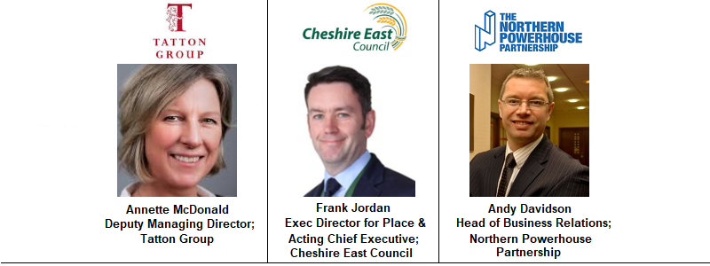 Frank Jordan Cheshire East Tatton Annette McDonald Northern Powerhouse Partnership Rail Infrastructure Regeneration 