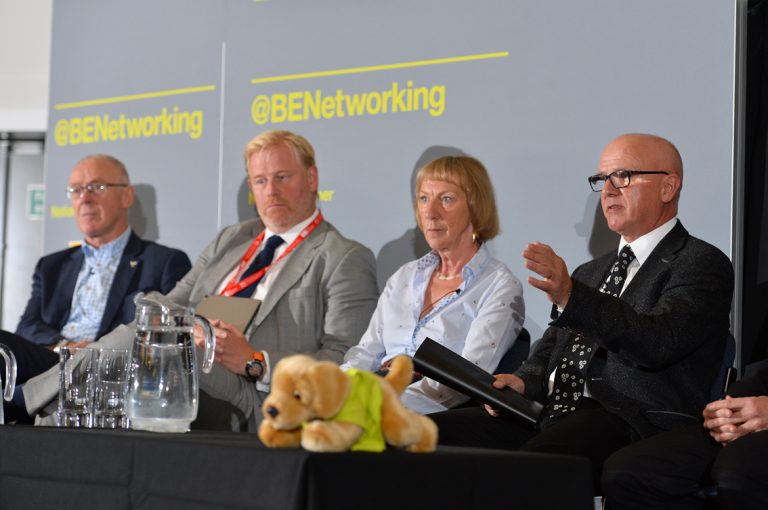 Sir-Richard-Leese-Stephen-Wild-Rowena-Burns-and-Robin-Phillips-at-Greater-Manchester-Development-Conference-2019