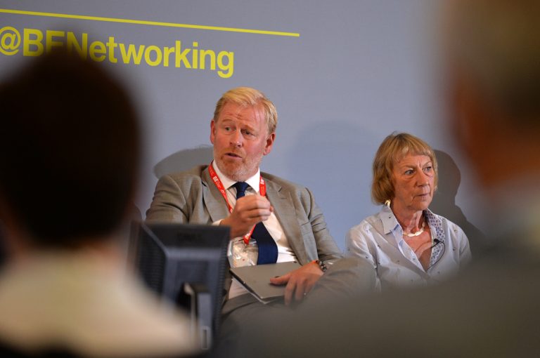 Stephen-Wild-and-Rowena-Burns-at-Greater-Manchester-Development-Conference-2019