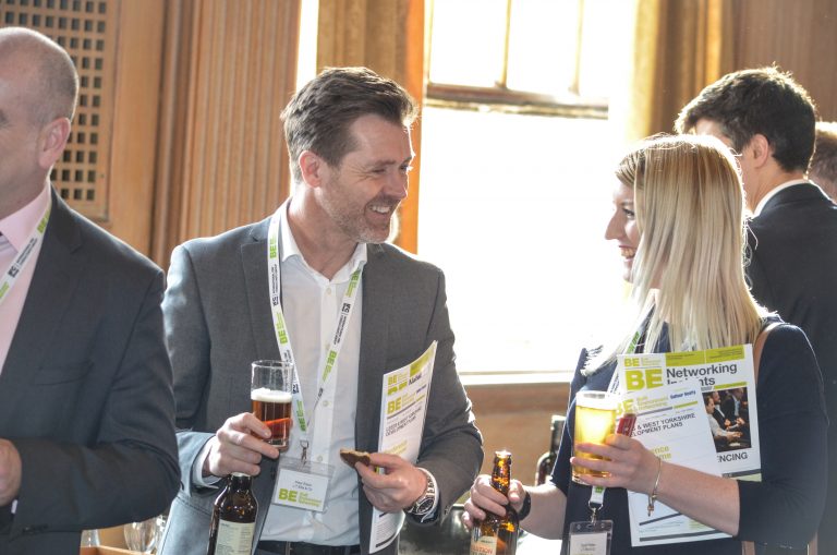 Attendee's greet each other for Leeds & West Yorkshire Development Plans