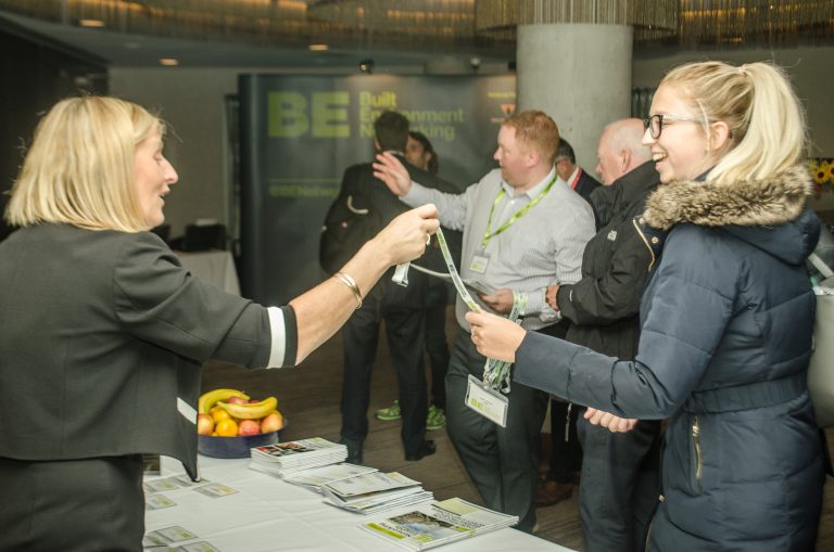 Attendee's welcomed into the conference