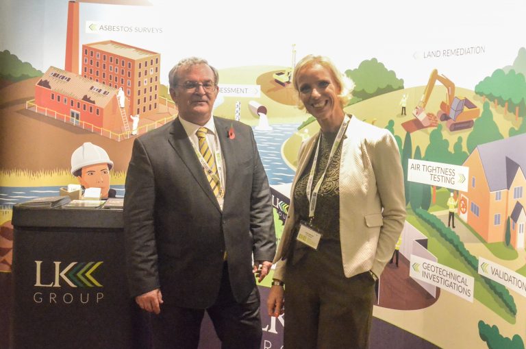 Ian Deans and Helen Bennett of LK Group at London Development Plans 2018