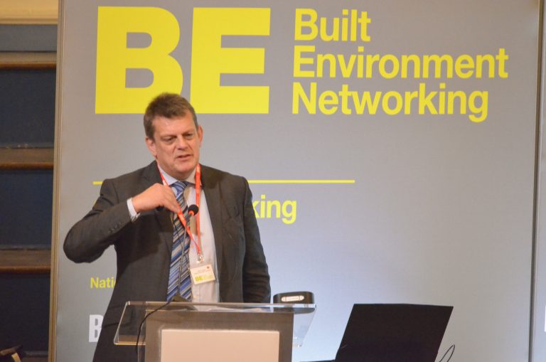Martin Tugwell delivers a presentation at Oxfordshire Development Plans 2019-2023