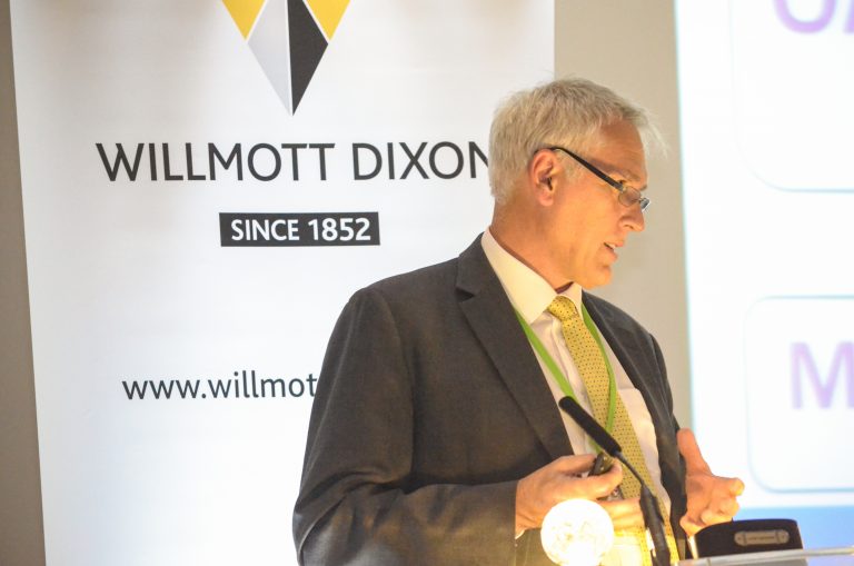 Willmott Dixon of RBCH NHS Trust Speaks at Bournemouth Development Plans 2018 at the Hilton Hotel