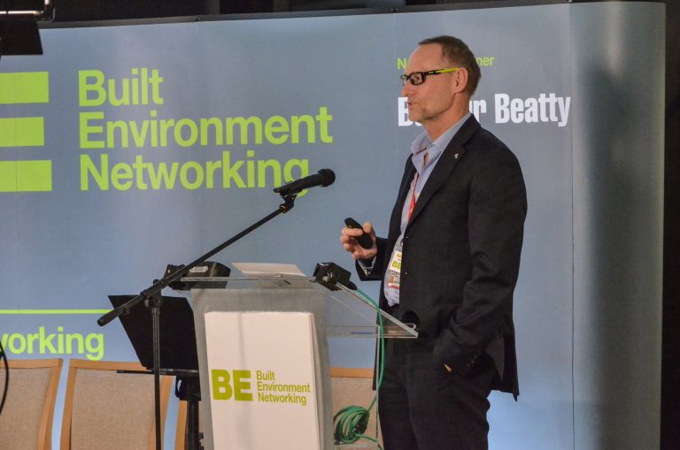 Iain Garfield speaks at North East Development Plans 2019