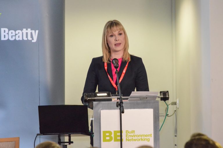 Joanne Peacock NEPO speaks at North East Development Plans 2019