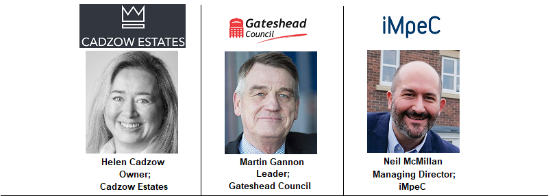 Newcastle Speakers 21 Managing Director Neil Milburngate impec Group Gateshead Council Newcastle North East Leader Michael Gannon Cadzow Estates Property Residential Durham Sunderland Stockton Cleveland Redcar Tyne