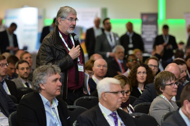 Attendee-asks-the-panel-a-question-at-Thames-Estuary-Development-Conference-2019