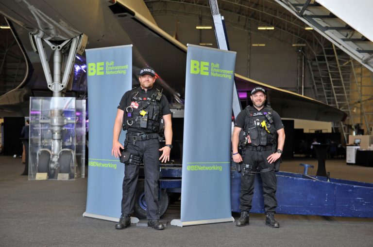 Police pose for picture with Concorde