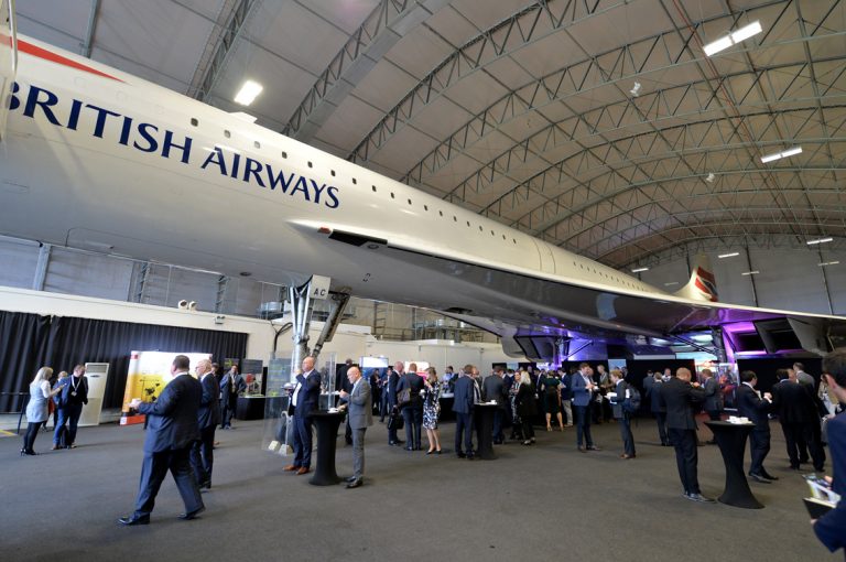 Airport Cities Development Conference 2019 Concorde above the room