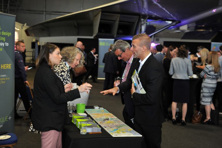 Airport Cities Development Conference 2019 Networking area of the room