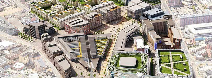 smithfield birmingham midlands hs2 regeneration city 