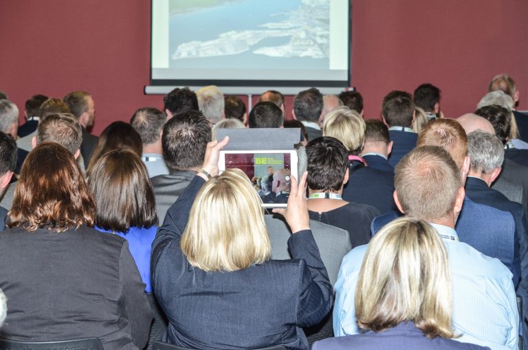 Attendee photographs the Speaker Southampton & Hampshire Development Plans