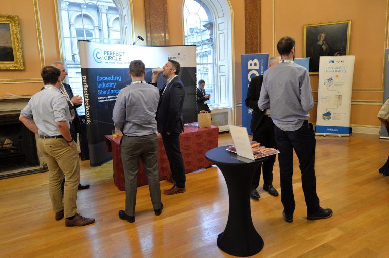 Networking in Liverpool Town Hall North West Development Confernce, Liverpool.10.12.19