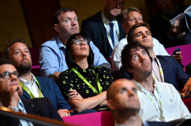 Attendee's watch the presentations at London Property Club Sept 2019