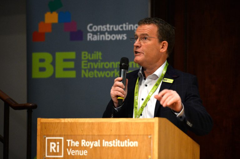 Built Environment Networking event in the Royal Institute Phil Laycock