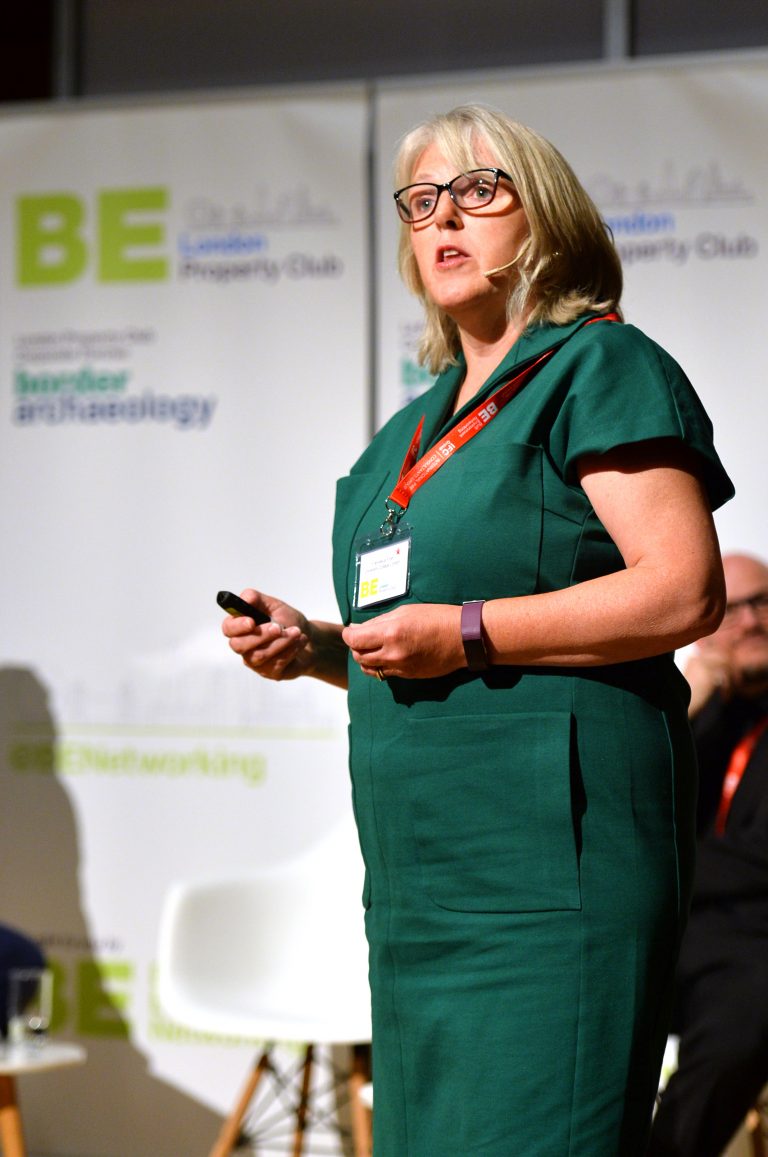 Francesca Fryer speaking at London Property Club Sept 2019