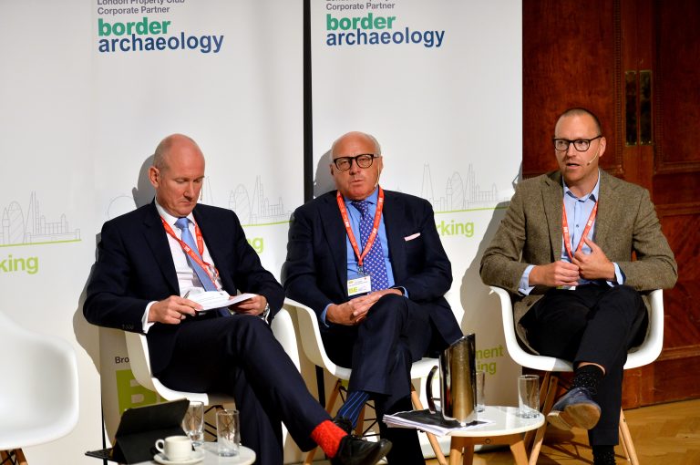 Rupert Waters, John Baker and Joseph Godfrey at London Property Club 2019