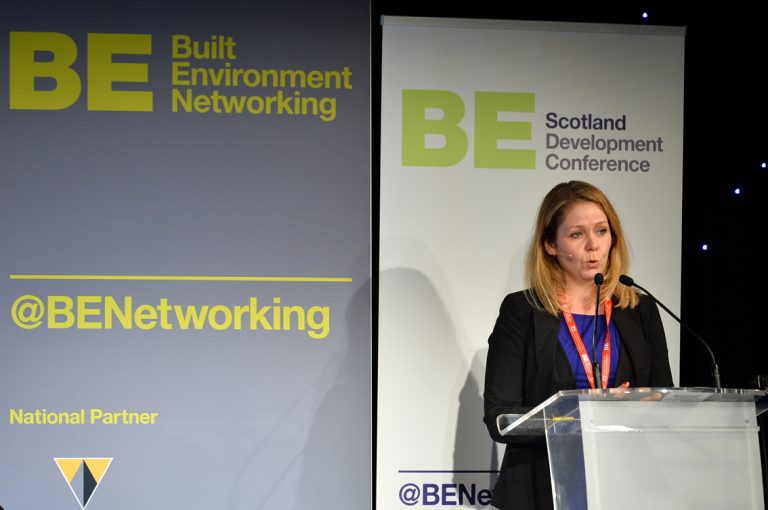 Kat Feldinger of Scottish Government at Scotland Development Conference 2019