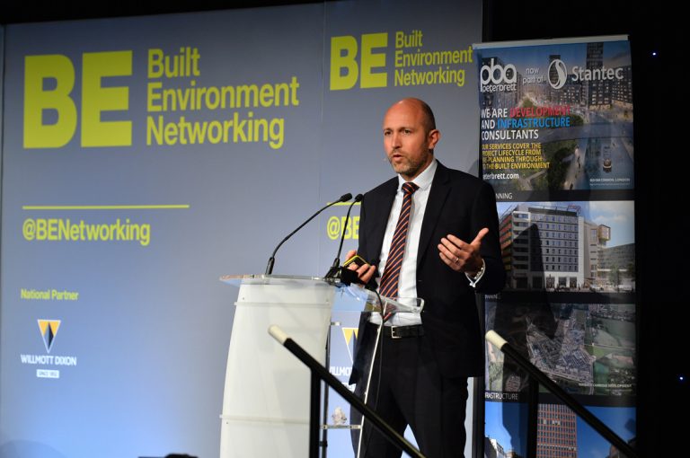 Ross Nimmo of Glasgow Airport speaks at Scotland Development Conference