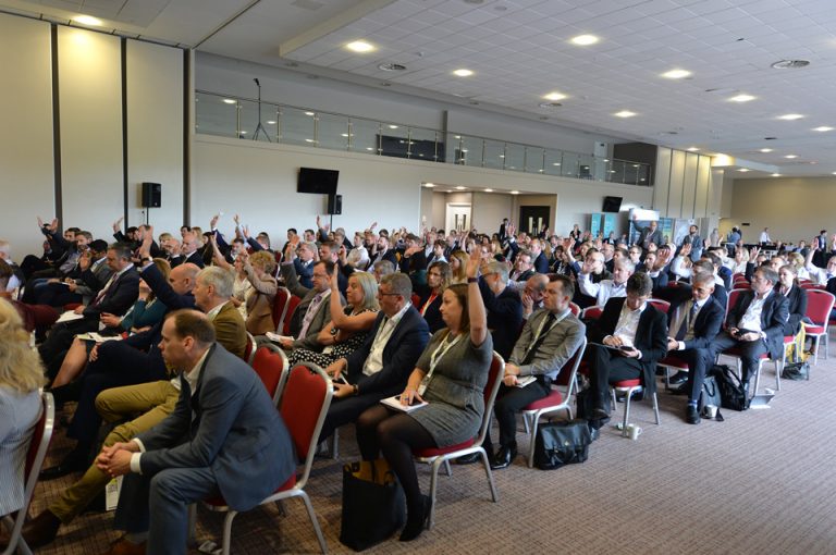 the crowd at Oxford Cambridge Arc Development Conference 2019