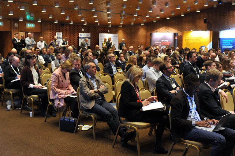 Seated area at High Streets Development Conference. 30.10.19