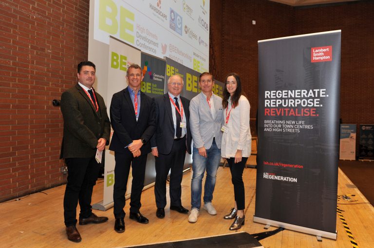 Blathnaid Duffy, Gerry Brough, Martin Ellerby, Phil Mayall and Steve Turner High Streets Development Conference. 30.10.19