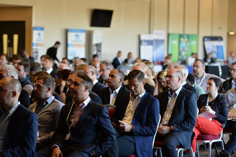 Attendee's seated ready for Sheds and Logistics Conference 2019 to begin