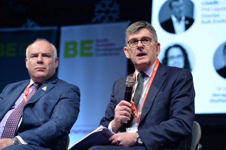 Dr Dave Smith and Tim Wood at Sheffield City Region Development Conference