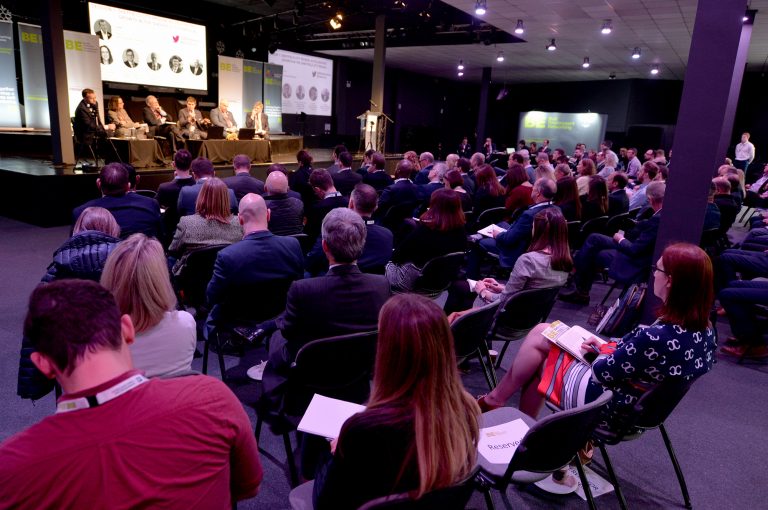 The room in Sheffield Mega Centre for the Sheffield City Region Development Conference