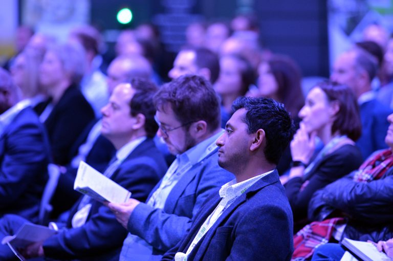 The crowd listens to the speakers at Sheffield City Region Development Conference